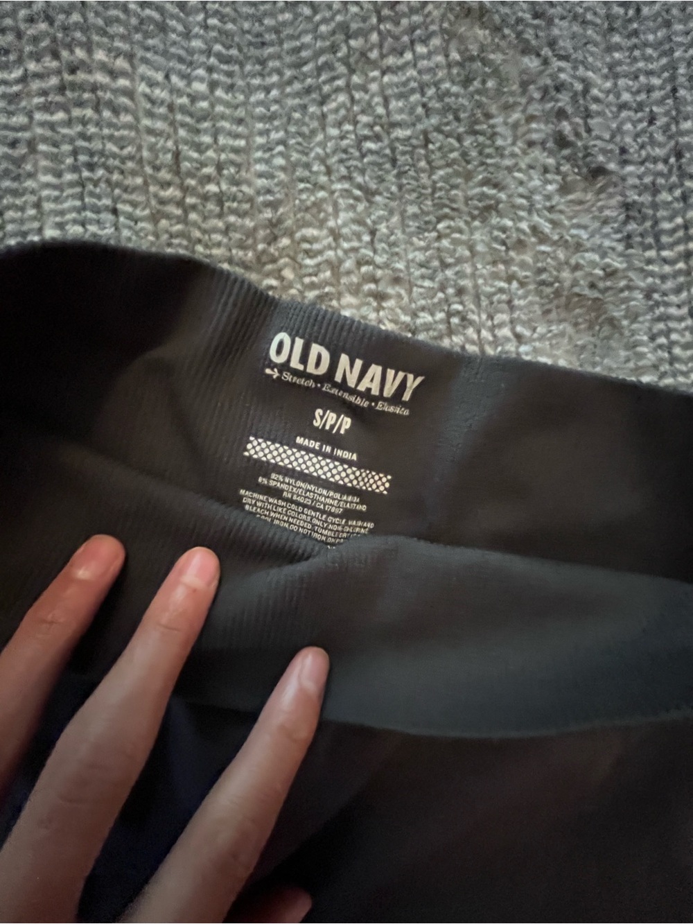 Old Navy Black High-Rise Stretch Leggings